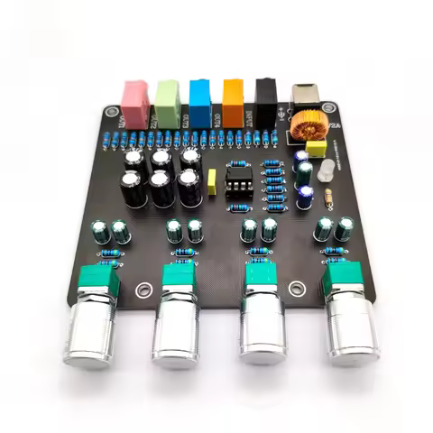 1 Input 4 Output AUX Hub Audio Distributor Signal Selector Switch Audio Source Switcher For Amplifie