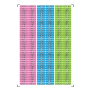 Sticker Alat Tulis - 216pcs