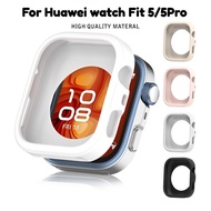 Watch Silicone Case For Huawei watch Fit 5 Pro 5Pro Soft Protective Watch Bumper Frame Cover For Hua