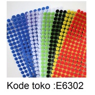 10pcs Multipurpose Hook Fabric Adhesive Round Stickers 10mm 1cm Adhesive Fastener Tape Dot Nylon HOO