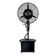 Mist Water Spray Cooling Stand Fan, Misting Industrial Fan with Water Mist air Conditioning Humidifi