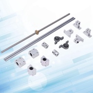 treee-my Hilitand T8 Screw Set 400mm Optical Axes Rail Shaft Support Pillow Bearing Block for 3D Pri