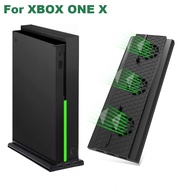 Vertical Stand for Xbox One X Game Console Gamepad Controle Cooling Fan with 3 USB Ports Support Charger for Xbox One Controller