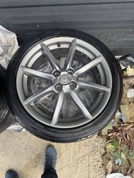 Mazda Alloy Wheels x4 sets with Yokohama Tires Size (205-45-R17) came off MX5 2019