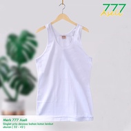 (1 Pcs) singlet t-shirt 777 | Bra t-shirt 777 | Men's singlet 777 | Men's White Singlet T-shirt | Si
