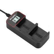 [KingMa] NP-F550 / NPF550 / F550 Portable Dual Slot LCD Display Charger For SONY NX5/TRV1/TRV3/TRV9E