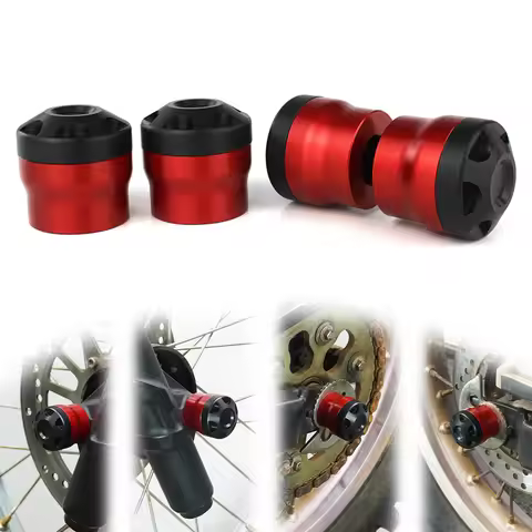 Motorcycle Front Rear Axle Fork Crash Slider For SUZUKI GSX-S125 GN125 GN250 DR-Z110 DR650 YAMAHA XT