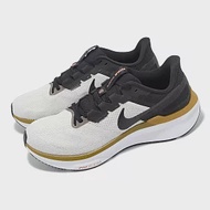 Nike 慢跑鞋 Air Zoom Structure 25 男鞋 白 金 緩震 支撐 氣墊 路跑 運動鞋 DJ7883-103