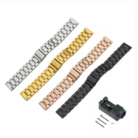 22mm Stainless Steel Watchband Strap For Fossil Gen 5 Carlyle / Julianna / Garrett / Carlyle HR Watc