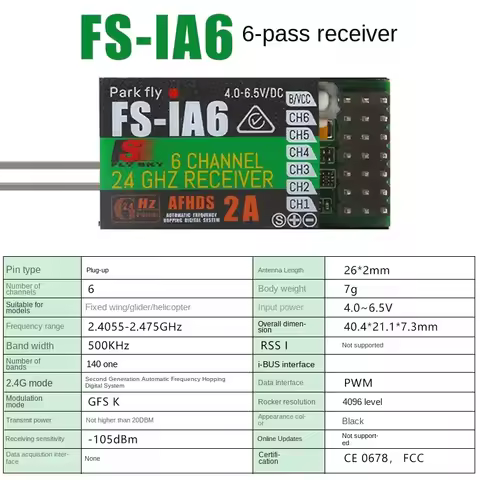 FLYSKY 2.4G IA6 IA6B X6B FS-A8S 2.4G GR3E iA10B RC Receiver for I6 i6s i6x RC Transmitter for RC Car