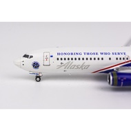 ALASKA AIRLINES B 737-800 N570AS HONORING THOSE WHO SERVE NG MODEL 1:400