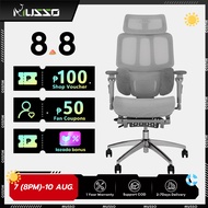 MUSSO H80 PRO Ergonomic Chair 6D Armrest and Adjustable Headrest with Adjustable Back Height