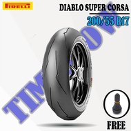 Moge Motorcycle Tires (Motorcycle Bars) // PIRELLI DIABLO SUPERCORSA SC2 200/55 ZR17 V3