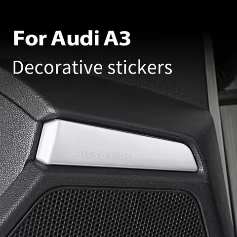 Car Door Speaker Horn Audio Stainless Steel Trim Strips For Audi A3 8Y Interior Accessories