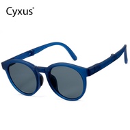 Cyxus Folding Polarized Sunglasses For Children 7-12 Years Old Foldable Shades For Kids Anti-glare
