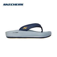 Skechers Men Arch Fit On-The-GO Hyper Slide Cruze Walking Sandals - 229255-NVYL Kasut Slipar Slipper