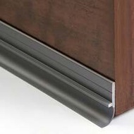 1pc 2-Meter Non-Perforated Self-Adhesive Door Bottom Sealing Strip - Thickened Rubber Dust Strip, Ef