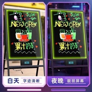Papan Pendarfluor Papan Pengiklanan Kedai LED Papan Promosi Gerai Pasar Malam Papan Pengiklanan Berc