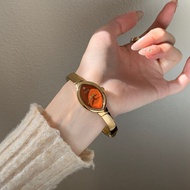 Vintage Gold Bracelet Watch Female Exquisite Quartz Watch