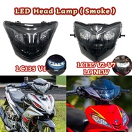 LED HEAD LAMP LC V1-V7 LAMPU DEPAN LED LC135 V1 LC135 V2-V7 LC NEW LC135 NEW LAMPU TERANG LED HEADLI
