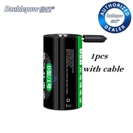 Doublepow D Size 5000mAh 7400mWh 1.5V USB Charge Li-ion Rechargeable Battery