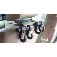 Car seat back hanger (dual hook)