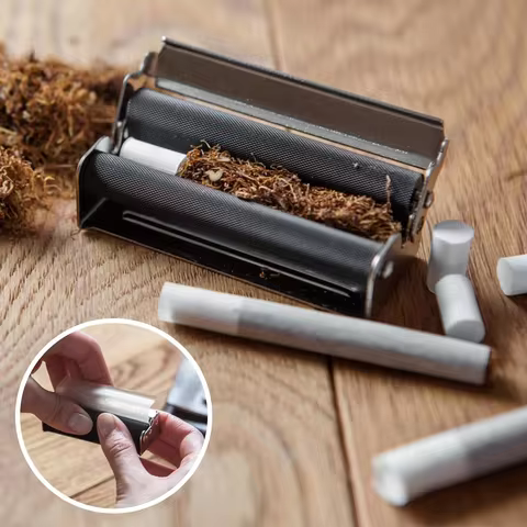 EVIL Portable Tobacco Roller Cigarette Maker Metal 70MM/78MM/110MM Paper Hand Rolling Machine DIY Sm
