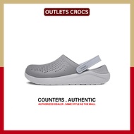 ใหม่และแท้ Crocs LiteRide " Gray " รองเท้าแตะ 204592 - 06J รับประกัน 1 ปี