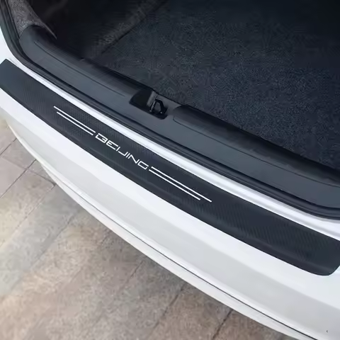 Car Door Sill Stickers Accessories For BAIC Senova X25 X35 X55 X65 Beijing BJ20 EV2 EV5 BJ40 EC3 EC5