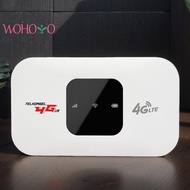 4G LTE Mobile WiFi Router 150Mbps WiFi Hotspot with SIM Card Slot for Car Travel [wohoyo.sg]