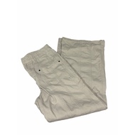 Wide-Leg Jeans-Beige