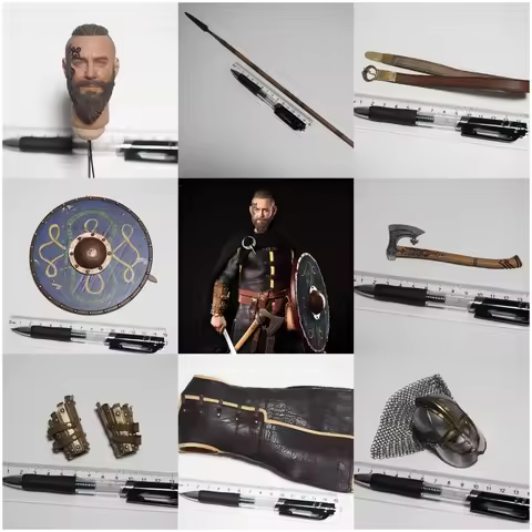 1/6 of the Action Figures model COOMODEL EL001 feudal lord Viking pirates new Spare parts