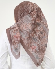 buttonscarves malaya series voal - brown