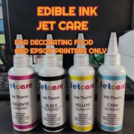 100ml Jetcare Edible Printer Ink Food-grade Edible Image Printer Ink Gluten Free