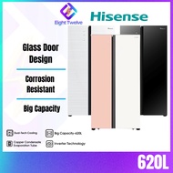 [EXPRESS DELIVERY] Hisense Side by Side Inverter 620L Fridge Peti Sejuk