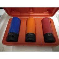 Local Stock#Box Socket tool 21mm 19mm 17mm heavy duty deep impact socket air gun protect rim