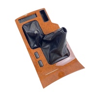 Car Center Console Wooden Gear Shifter Penal Trim For Toyota Land Cruiser 100 LC100 FJ100 MT-Boom