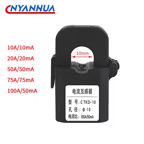 Clamp-on Design Split Core Current Transformers Open Type Current Transformer mA 0.5 Class 10/20/50/