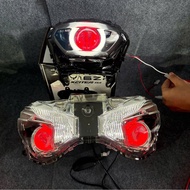 _Headlight Combo - Ball-shaped Cos Lights installed like original for EX155, Y16ZR_ TBT2