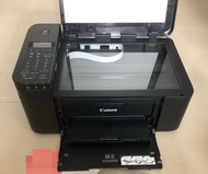 canon  printer  TR4570多合一功能有FAX/有彩色打印、掃描及影印，支援PIXMA雲端應用程式及AirPrint無線WiFi雙面打印，彩色/黑色已有滿墨水,正常操作