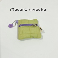 pouch/ airpods pouch / airpods case - puffie airpods pouch | la.ideas - macaron macha