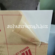 Acrylic Akrilik Sheet Custom mika Lembar 1.5mm putih susu tembus per10