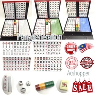 Mahjong Full set Colour Mahjung Majong Mahjongs 168 麻将牌 Rummy t 4 Player Malaysia 🇲🇾 Ready Stock 1.4