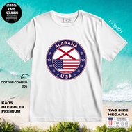 ALABAMA SOUVENIR T-SHIRT 36 WITH HANG PREMIUMTAG MADE IN 30S COTTON PREMIUM SOUVENIR GIFT