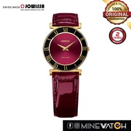 Jowissa 36mm Red Dial Red Leather J2.043L