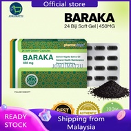 {exp 10/2024} BARAKA HABBATUS SAUDA 450MG CAPS 24S (100% ORIGINAL)