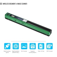 Portable Handheld Wand Wireless Scanner A4 Size 900DPI JPG/PDF Formate LCD Display with Protecting Bag for Business Document Reciepts Books Images