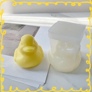 LEFT 3D Little Yellow Du Candle Silicone Mold DIY Du Crystal Epoxy Resin Mould Animal Candle Making 