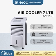 Midea Air Cooler 7.0 Liter AC120-U - Humidifier - Remote Control - Timer 7 jam MIDEA-AIR COOLER 7 L 