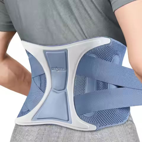 NEENCA Back Support Brace Adjustable Lumbar Support Belt Waist Wrap for Lower Back Pain Relief, Inju